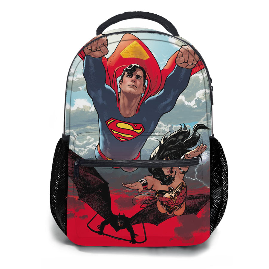 Superman Wonder Woman Batman School Backpacks