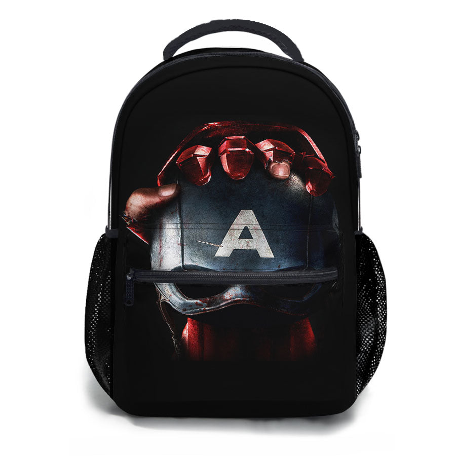 The End Of Captain America School Backpacks