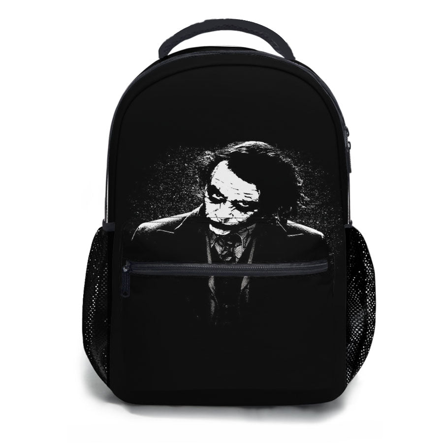 The Joker Batman Black White School Backpacks