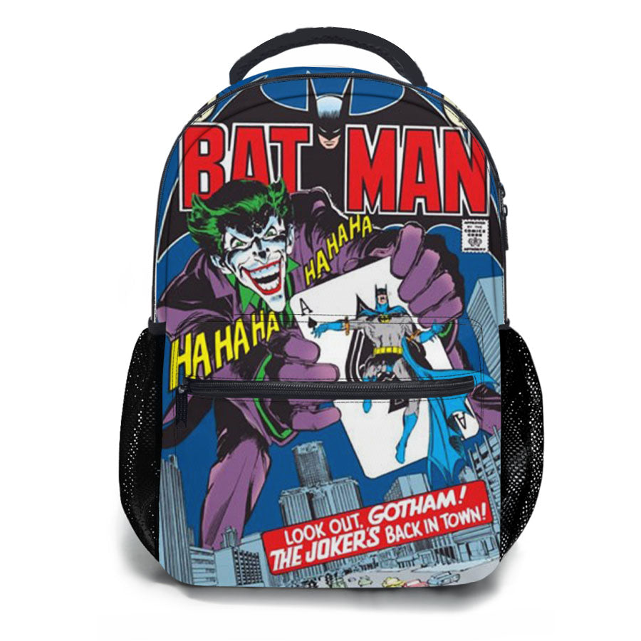 Vintage Batman Cover School Backpacks