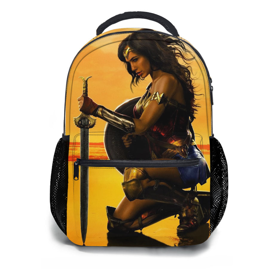 Wonder Woman Gal Gadot School Backpacks