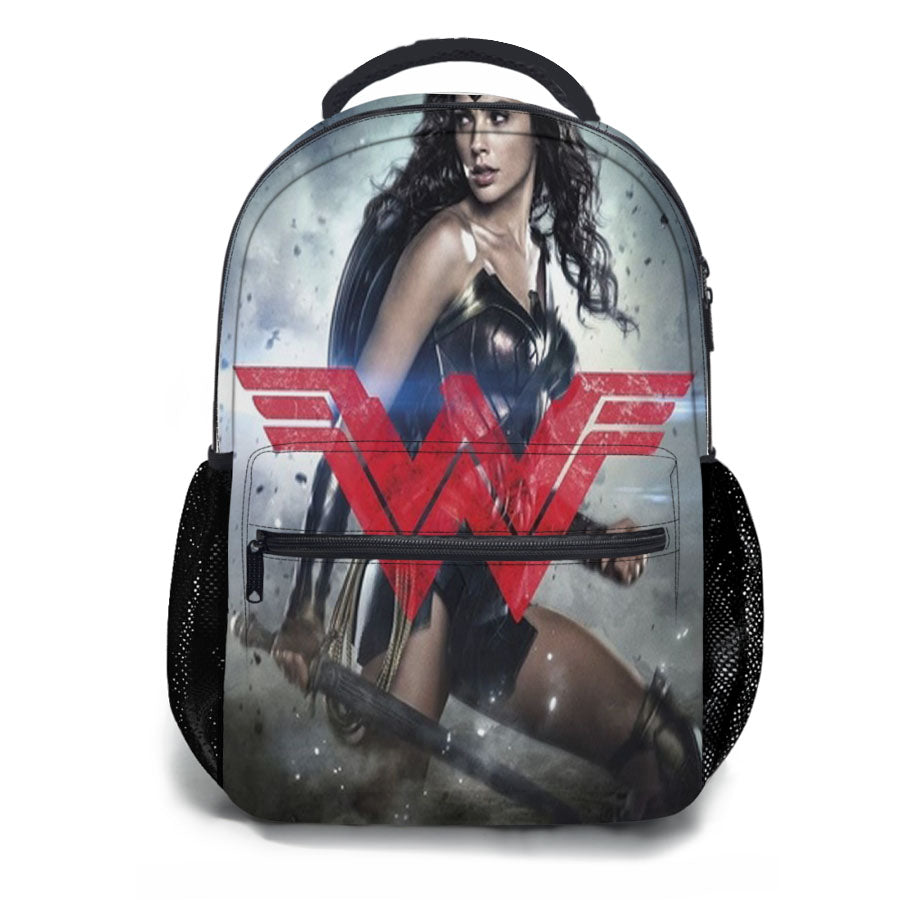 Wonder Woman Logo Dawn Of Justice School Backpacks
