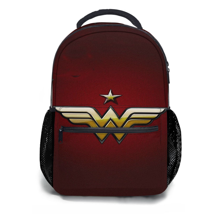 Wonder Woman Logo Dc School Backpacks