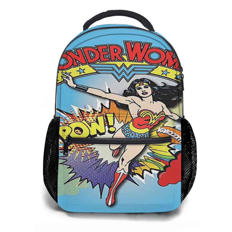 Wonder Woman Pop Art School Backpacks