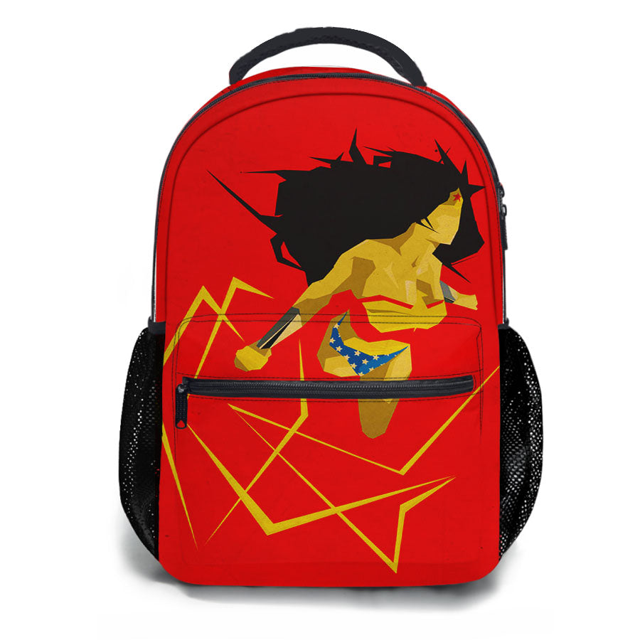 Wonder Woman Vector School Backpacks