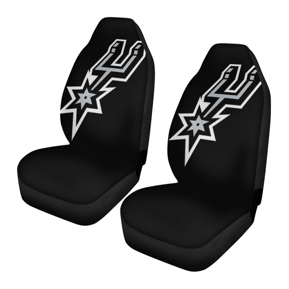 San Antonio Spurs Logo Blk Bkg Car Seat Covers