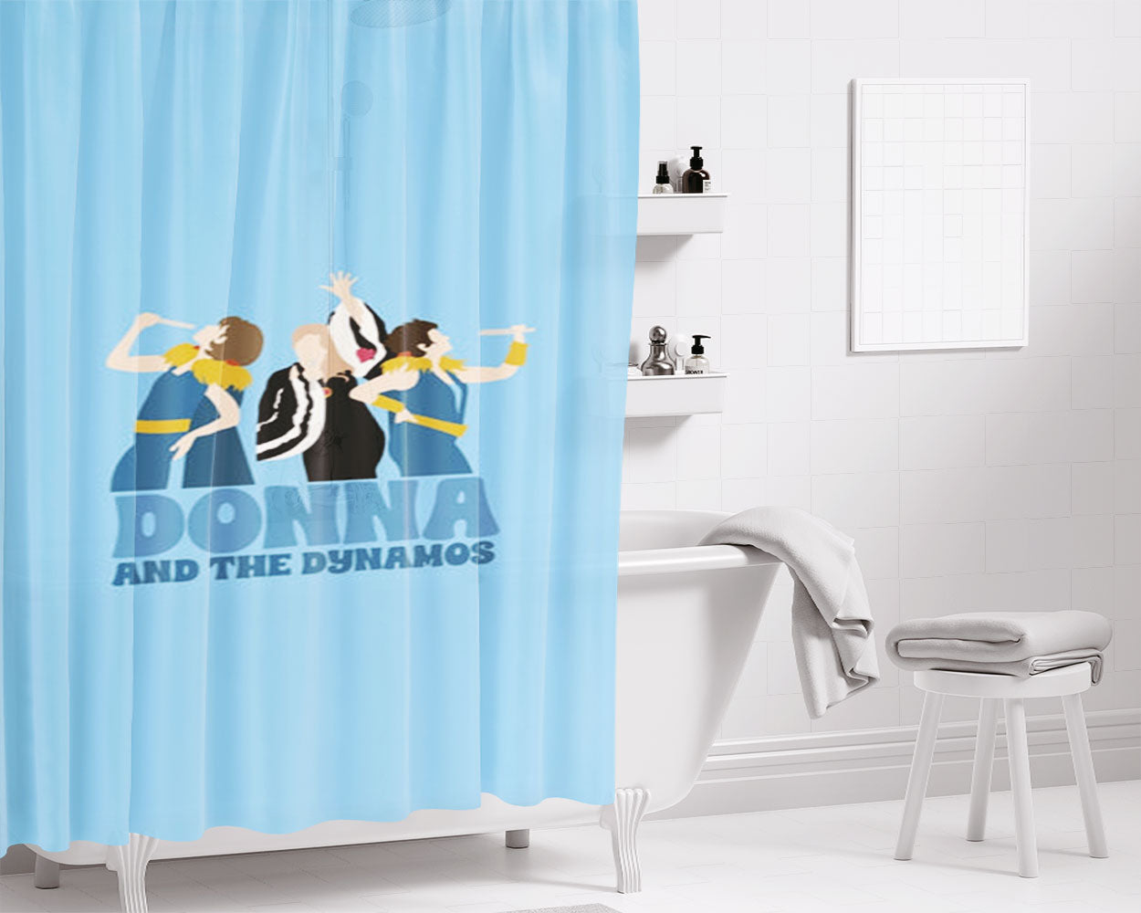 Don'T You Worry, Daddy'S Home Bathroom Shower Curtain Fabric Waterproof | 66 X 72 Inch