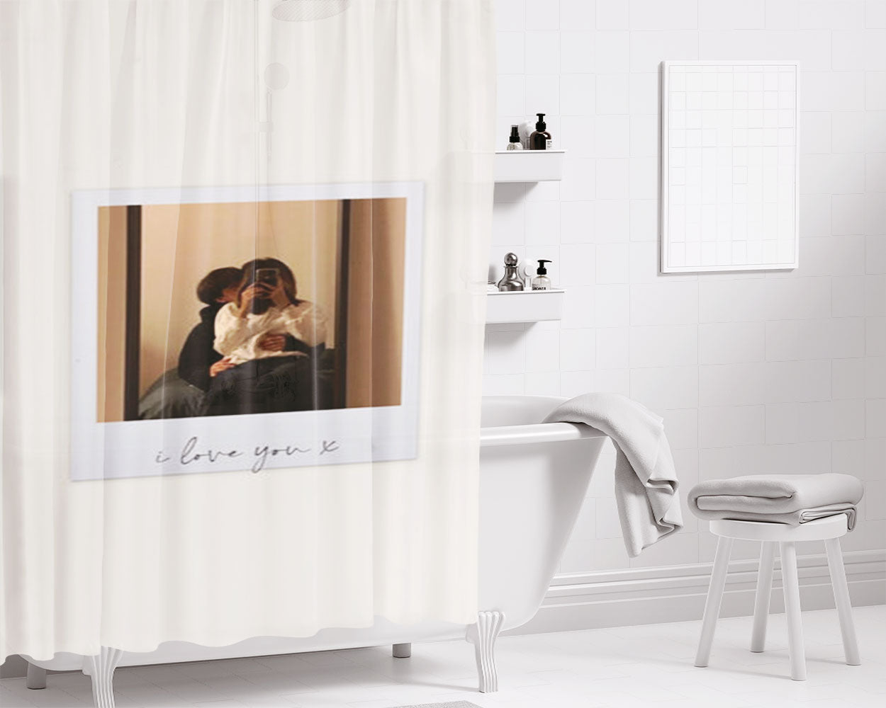 I Could Conquer The World - Tnbc Bathroom Shower Curtain Fabric Waterproof | 66 X 72 Inch