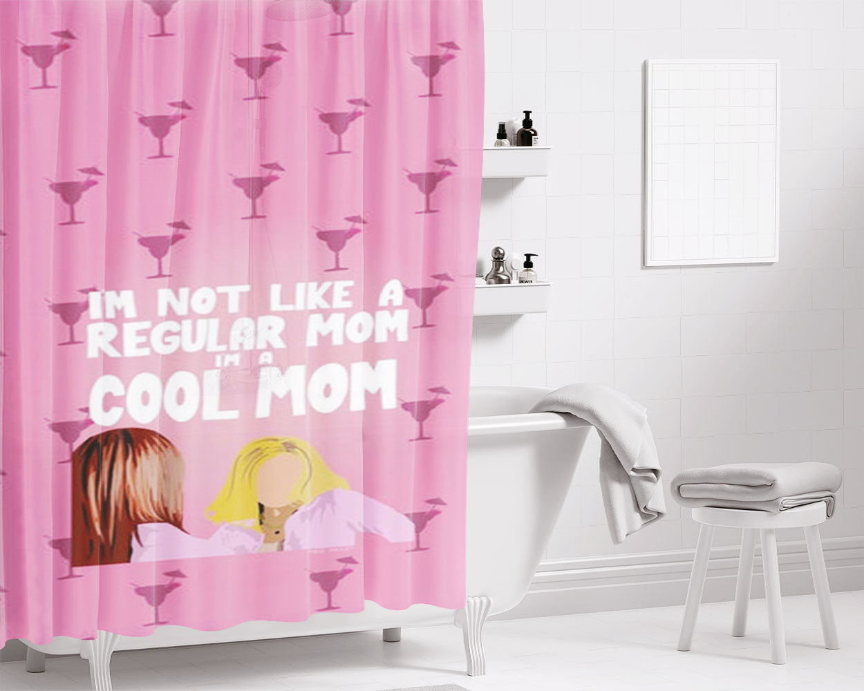 I Suspect The Nargles Are Behind It Bathroom Shower Curtain Fabric Waterproof | 66 X 72 Inch