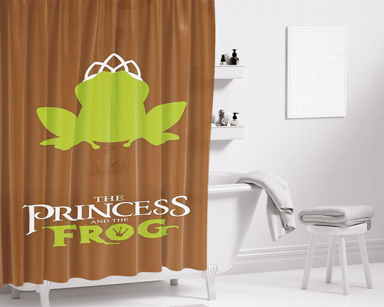 The Only Monarch I Want In My Life Bathroom Shower Curtain Fabric Waterproof | 66 X 72 Inch