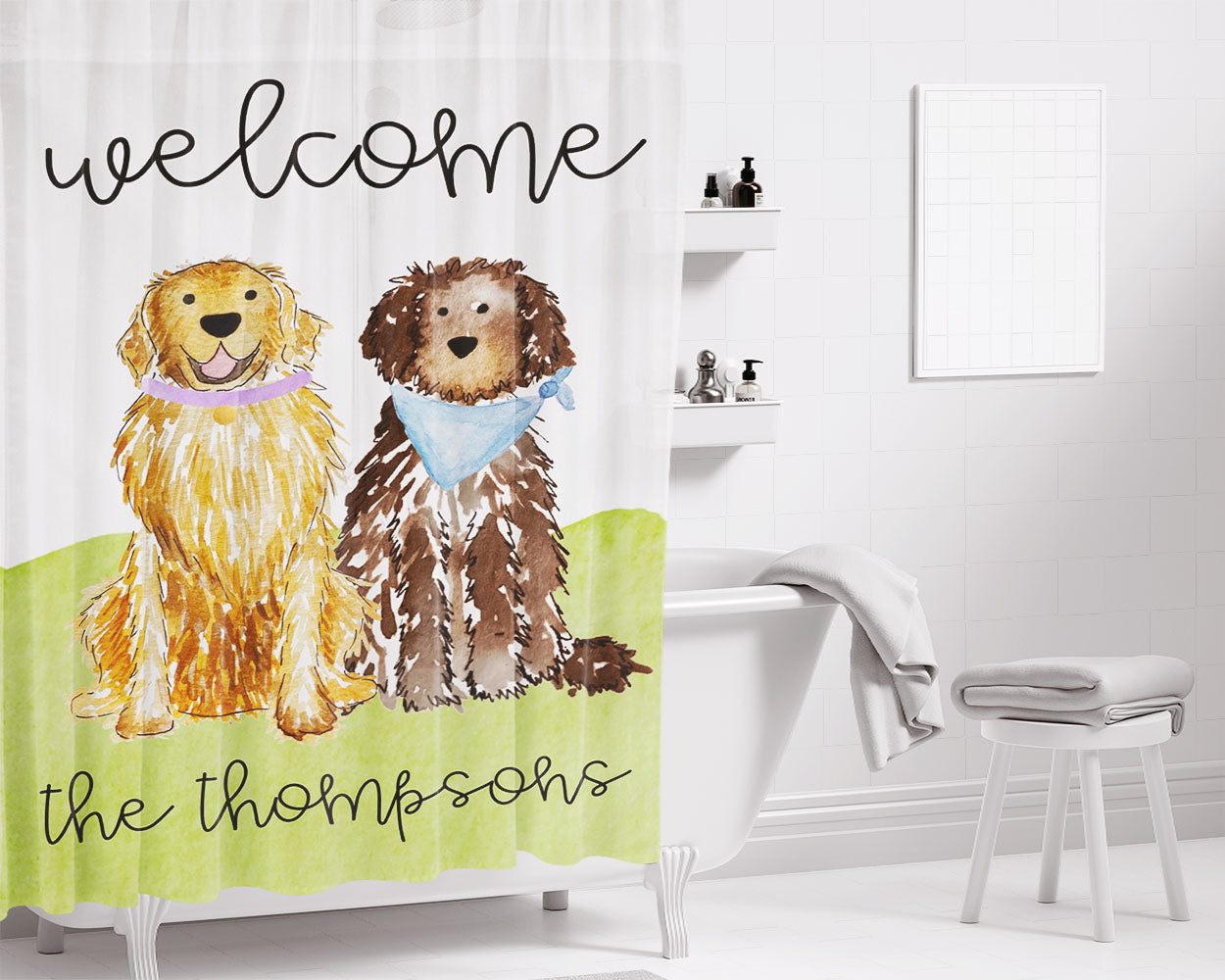 We Are Not Ok Bathroom Shower Curtain Fabric Waterproof | 66 X 72 Inch