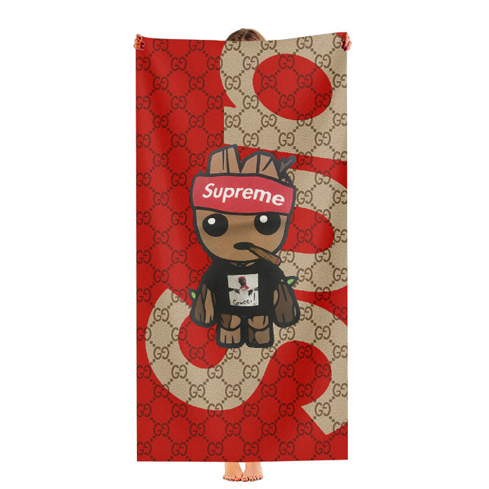 Baby Groot Supreme 2 Ultra-Soft Luxury Bathroom Towels