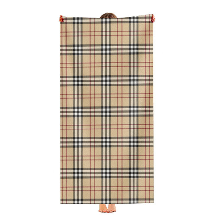 Burberry Patttern Ultra-Soft Luxury Bathroom Towels