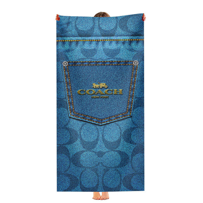 Coach Jeans Ultra-Soft Luxury Bathroom Towels