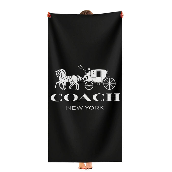 Coach Logo 2 Ultra-Soft Luxury Bathroom Towels