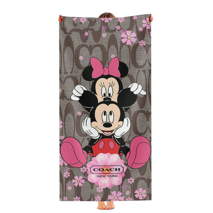 Coach Mickey Minnie Ultra-Soft Luxury Bathroom Towels