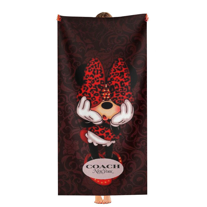 Coach Minnie Mouse New York Ultra-Soft Luxury Bathroom Towels