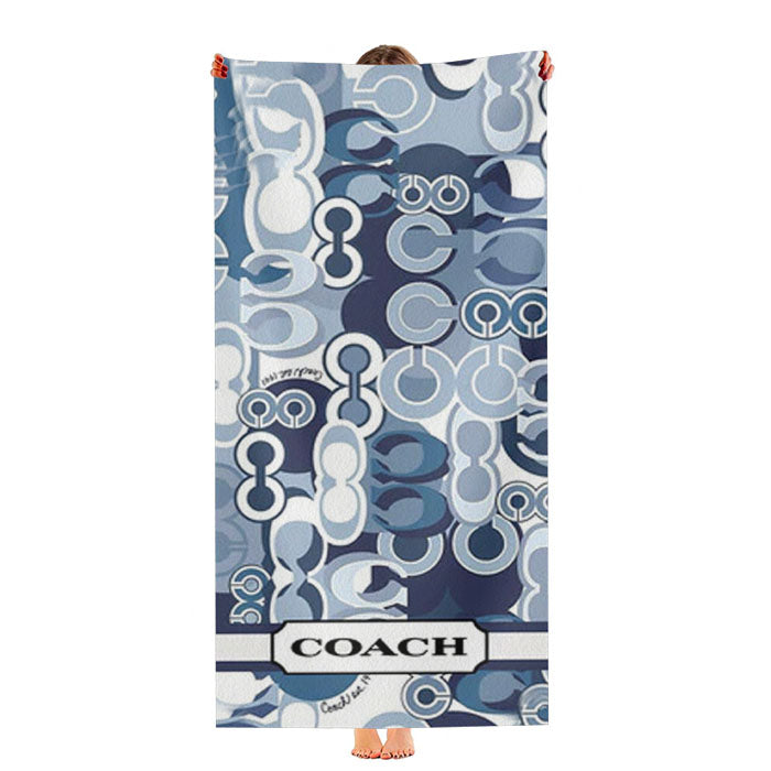 Coach New York Signature Ultra-Soft Luxury Bathroom Towels