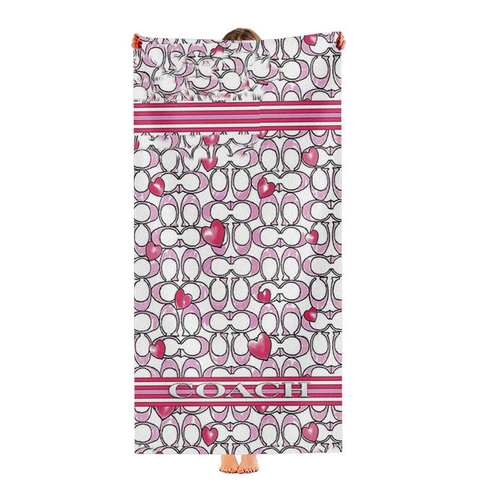 Coach Pink Ultra-Soft Luxury Bathroom Towels