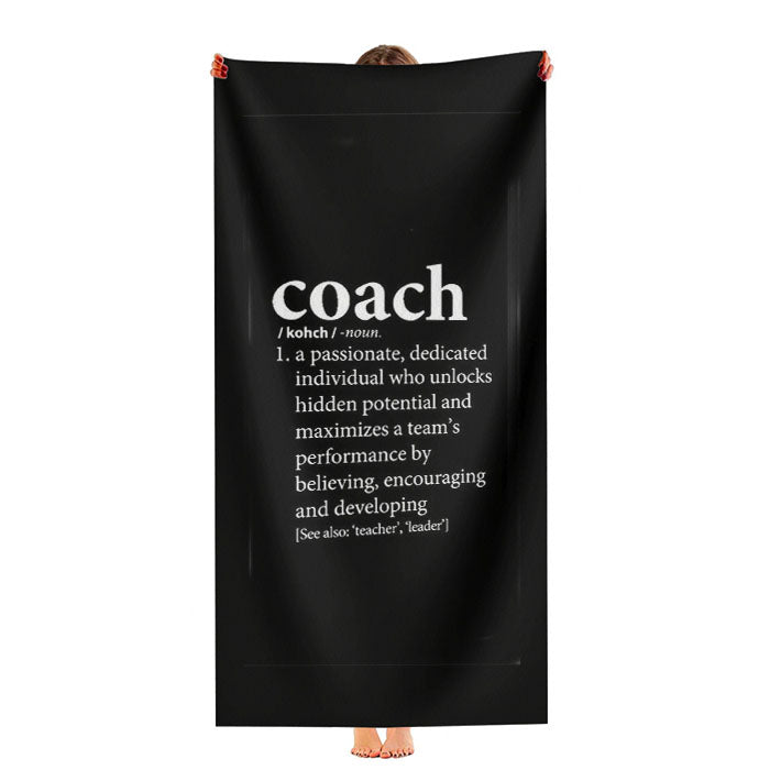 Coach Quotes Ultra-Soft Luxury Bathroom Towels