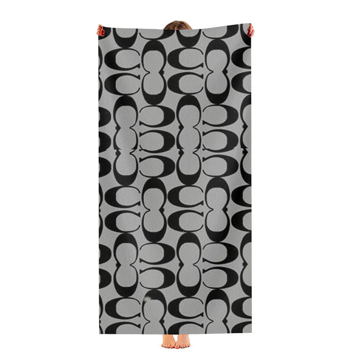 Coach Silver Ultra-Soft Luxury Bathroom Towels