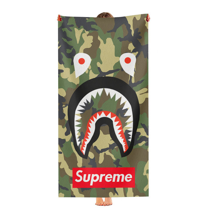 Face Shark Camou Supreme Ultra-Soft Luxury Bathroom Towels