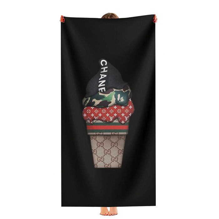 Gucci Vs Louis Vuitton Cone Ultra-Soft Luxury Bathroom Towels