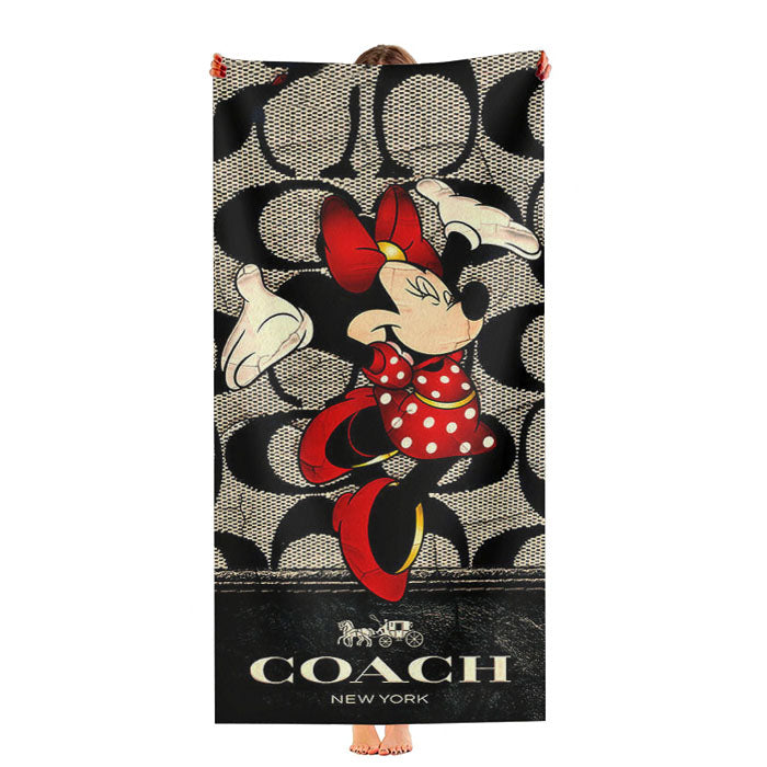 Happy Coach Minnie Mouse Happy Ultra-Soft Luxury Bathroom Towels