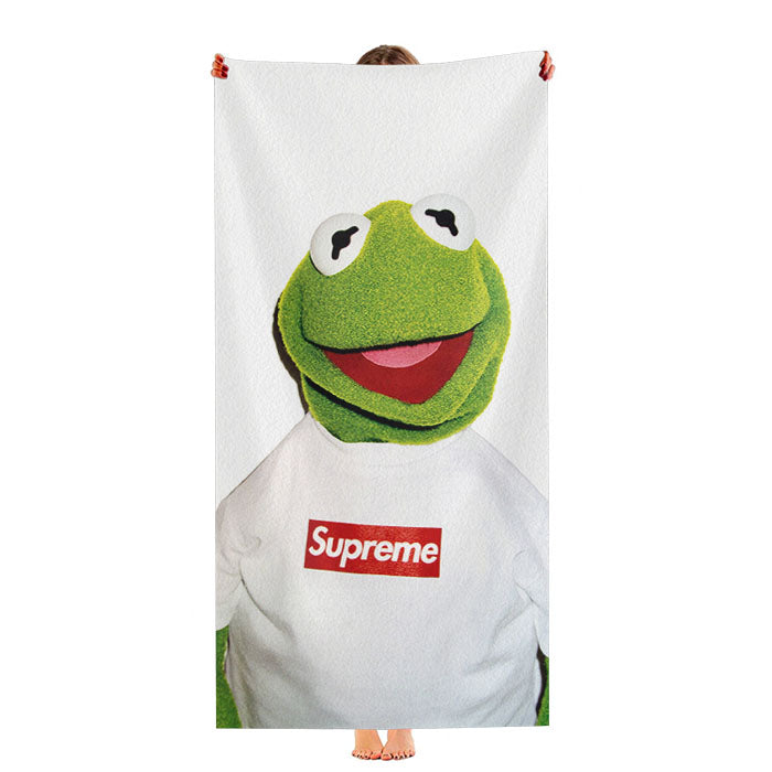 Kermit The Frog Supreme 2 Ultra-Soft Luxury Bathroom Towels