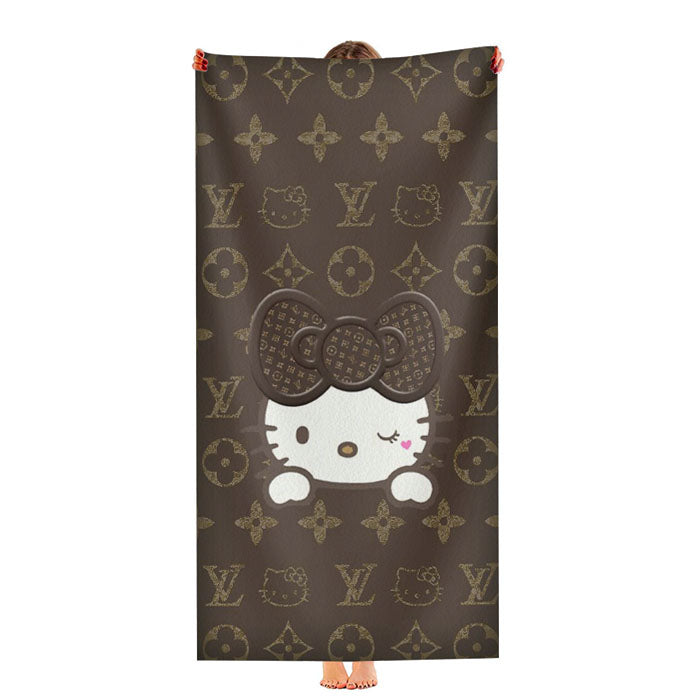 Louis Vuitton Mickey Mouse Ultra-Soft Luxury Bathroom Towels