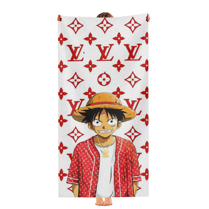 Louis Vuitton Mugiwara No Luffy Ultra-Soft Luxury Bathroom Towels