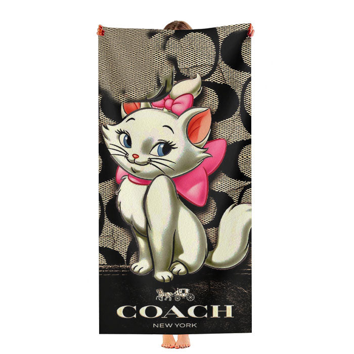 New Coach Cat Marie Ultra-Soft Luxury Bathroom Towels