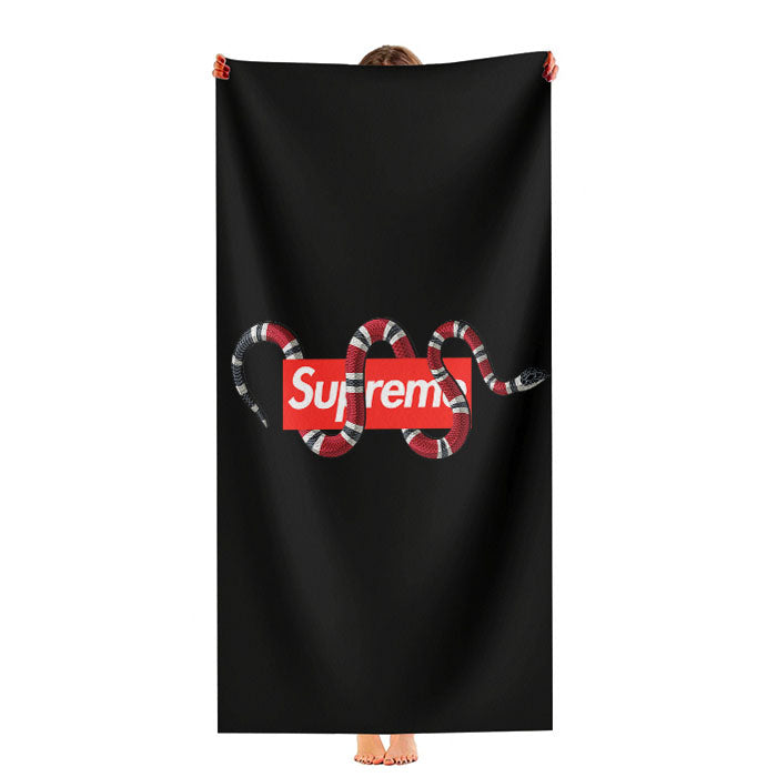 Supreme And Gucci Ultra-Soft Luxury Bathroom Towels