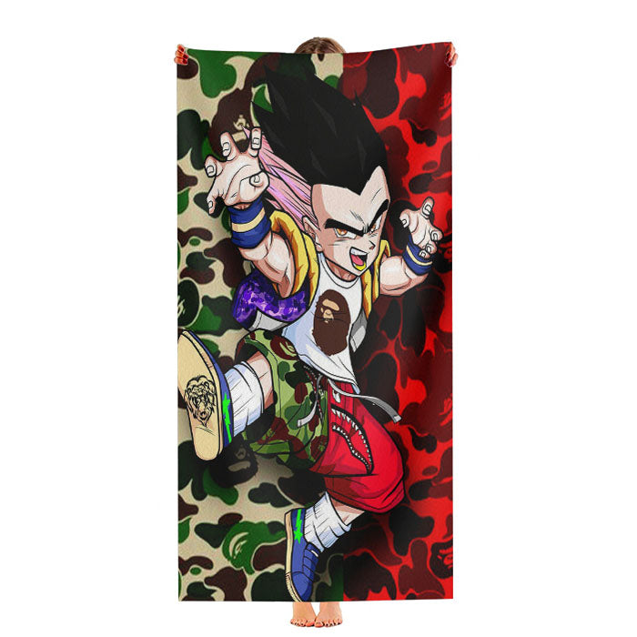 Supreme Bape Goku Ultra-Soft Luxury Bathroom Towels