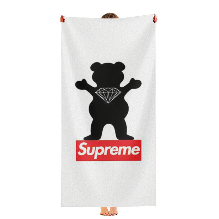 Supreme Bear Diamond Ultra-Soft Luxury Bathroom Towels