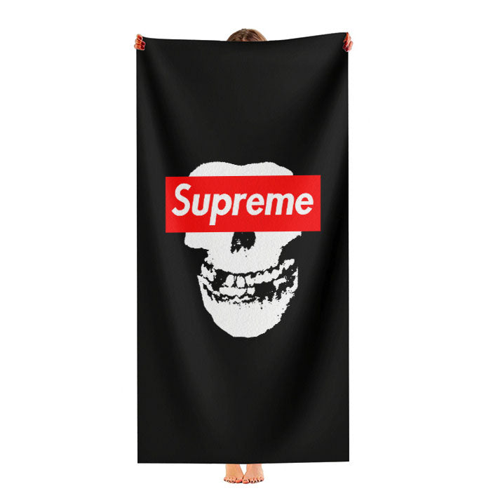 Supreme Black Skull Ultra-Soft Luxury Bathroom Towels