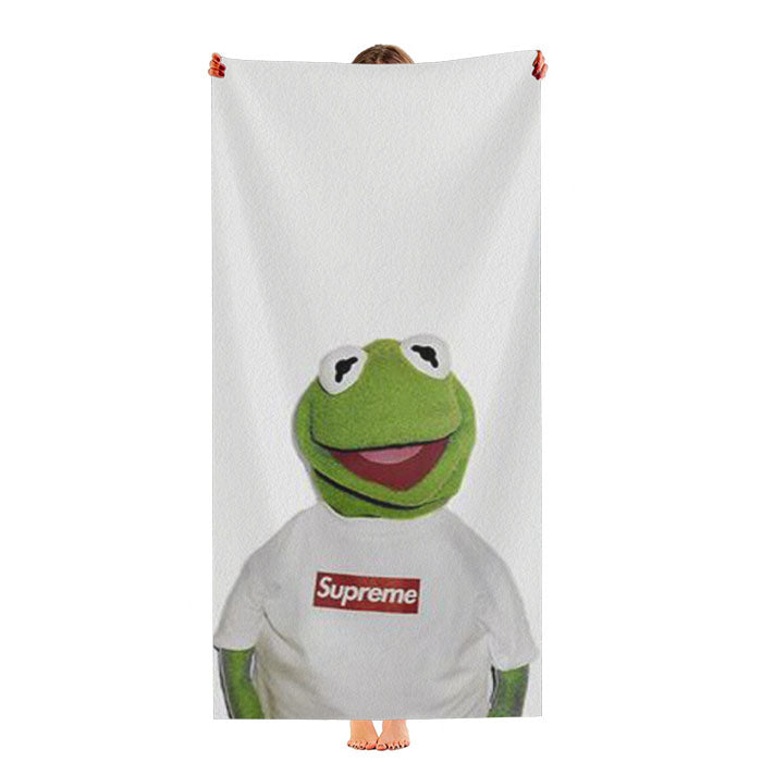 Supreme Kermit Frog Sesame Street Ultra-Soft Luxury Bathroom Towels