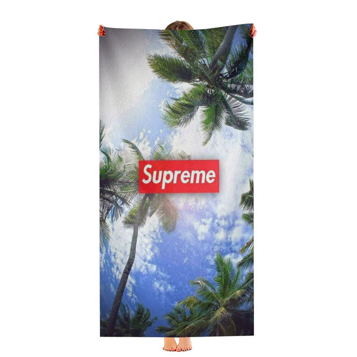 Supreme Palm Sky Ultra-Soft Luxury Bathroom Towels
