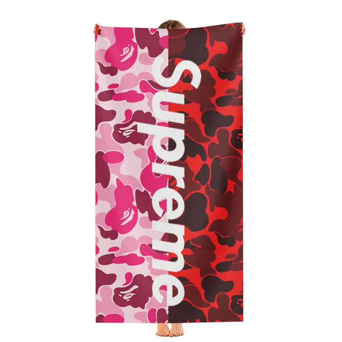 Supreme Pink Red Ultra-Soft Luxury Bathroom Towels