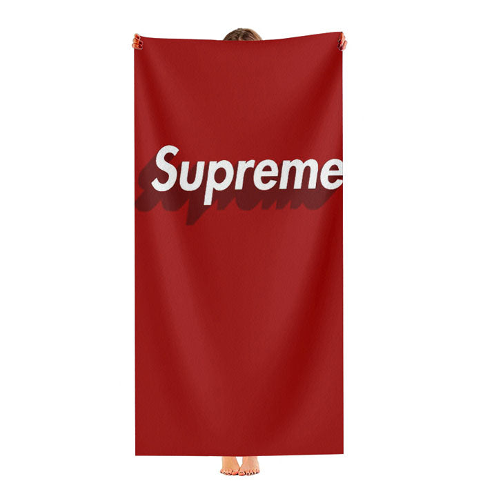 Supreme Red 3D Ultra-Soft Luxury Bathroom Towels
