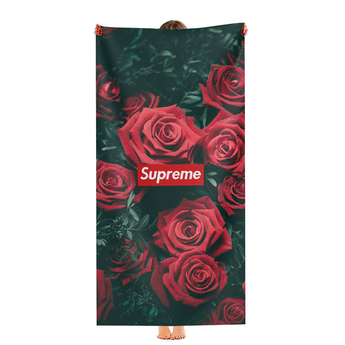 Supreme Roses 2 Ultra-Soft Luxury Bathroom Towels