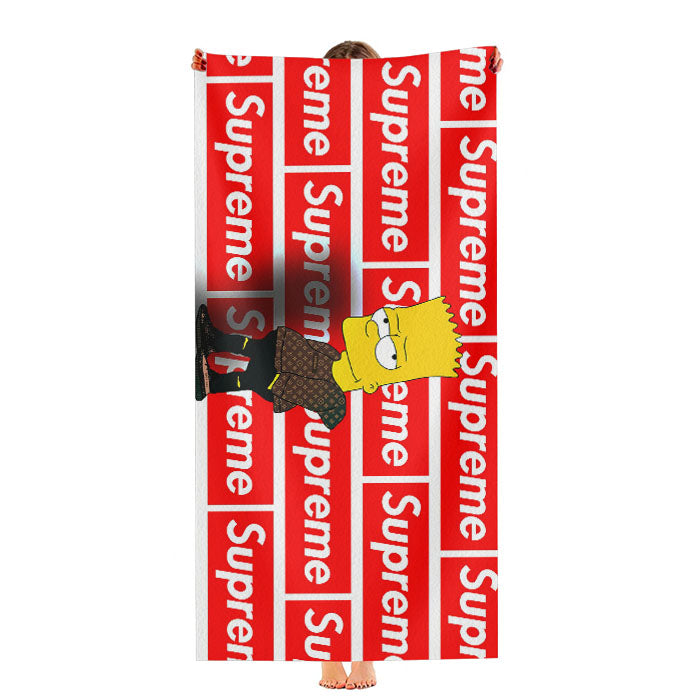 Supreme Simpsons Tape Ultra-Soft Luxury Bathroom Towels