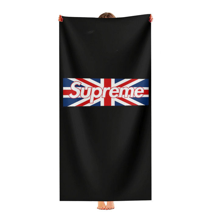 Supreme Uk Box Logo Ultra-Soft Luxury Bathroom Towels