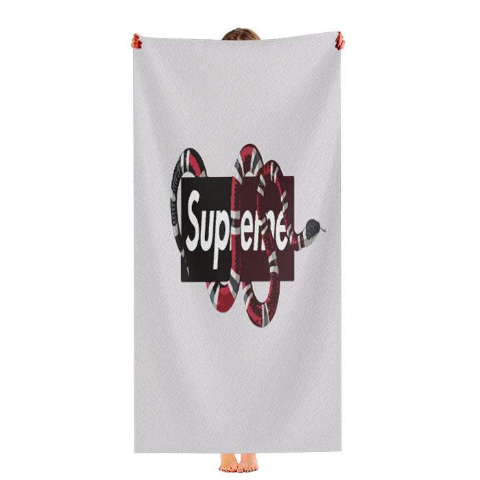Supreme X Gucci Ultra-Soft Luxury Bathroom Towels