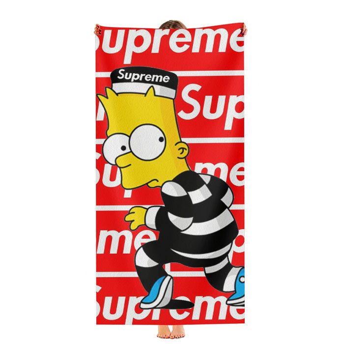 The Simpson Supreme Crime Ultra-Soft Luxury Bathroom Towels
