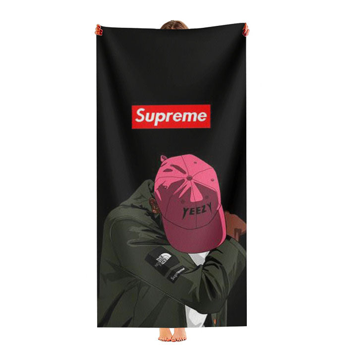 Yeezy Taught Me Supreme Ultra-Soft Luxury Bathroom Towels