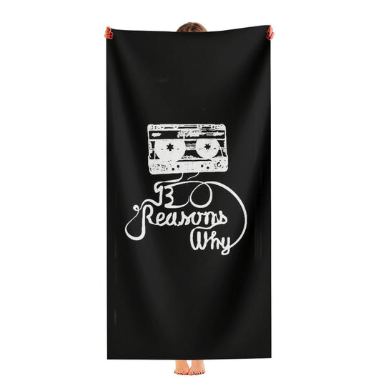 13 Reasons Why Tv Show Jay Asher Ultra-Soft Luxury Bathroom Towels