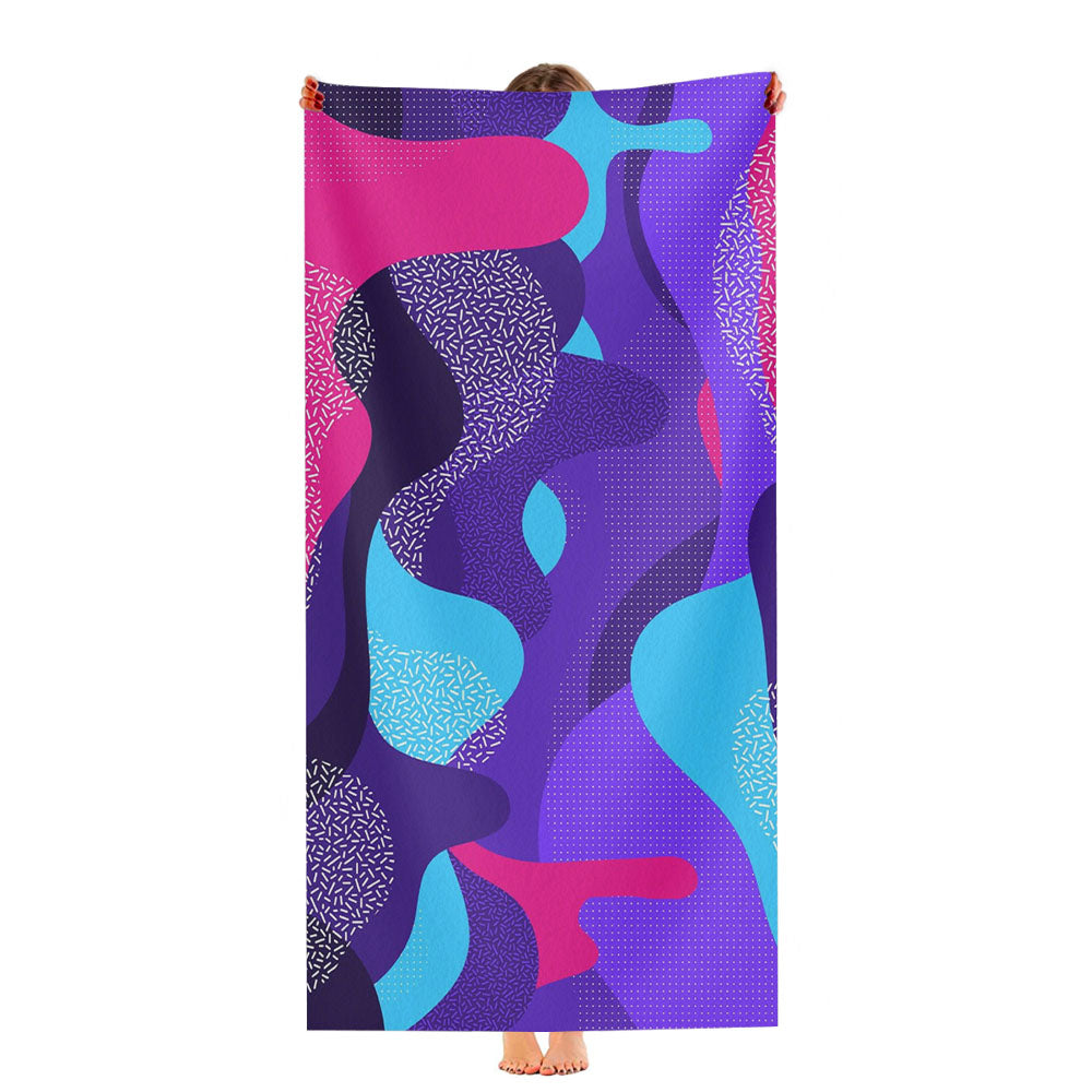 Abstract Pattern Ultra-Soft Luxury Bathroom Towels