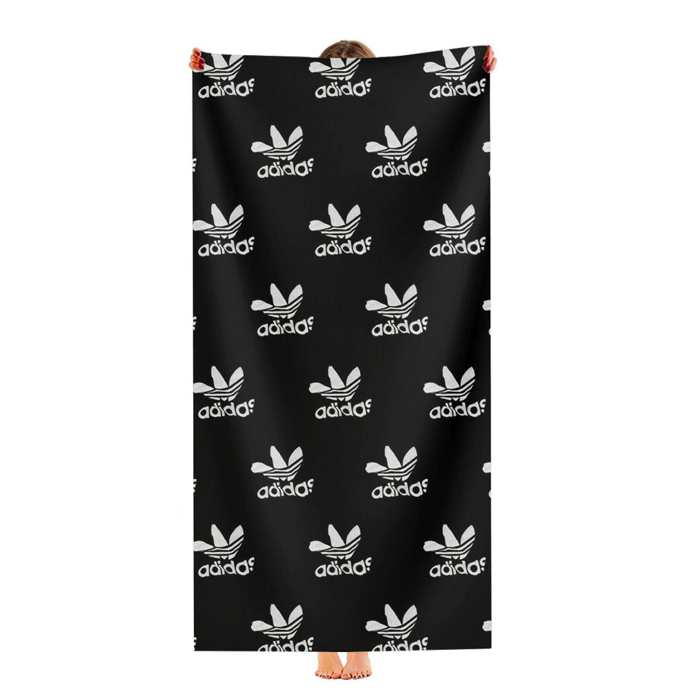 Adidas Pattern Ultra-Soft Luxury Bathroom Towels