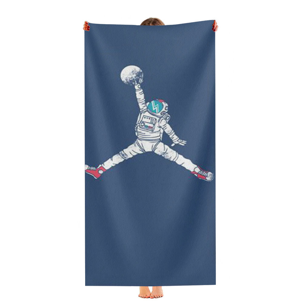 Air Jordan Astronaut Space Dunk Ultra-Soft Luxury Bathroom Towels